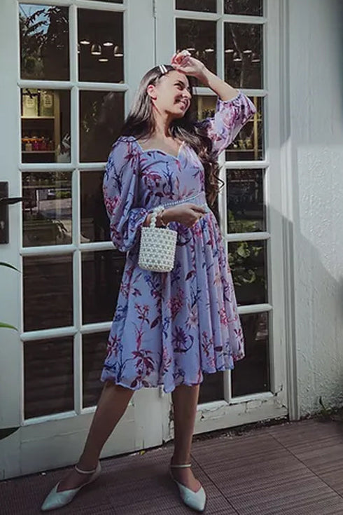 Haley Pastel Midi Dress